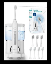 Electric Toothbrush Water Flosser Combo