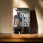 Vintage The Good The Bad and The Ugly Tin Metal Signs Home Décor 8x12
