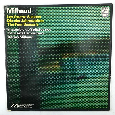  Lp Milhaud  Les Quatre Saisons, Ensemble De Solistes Des Concerts Lamoureux