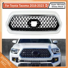 For 2016-2023 Toyota Tacoma Front Bumper Grille Assembly Super White Shell Outer