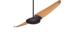 Modern Fan IC/AIR2 Dark Bronze 56" Ceiling Fan with Maple Blades and Remote