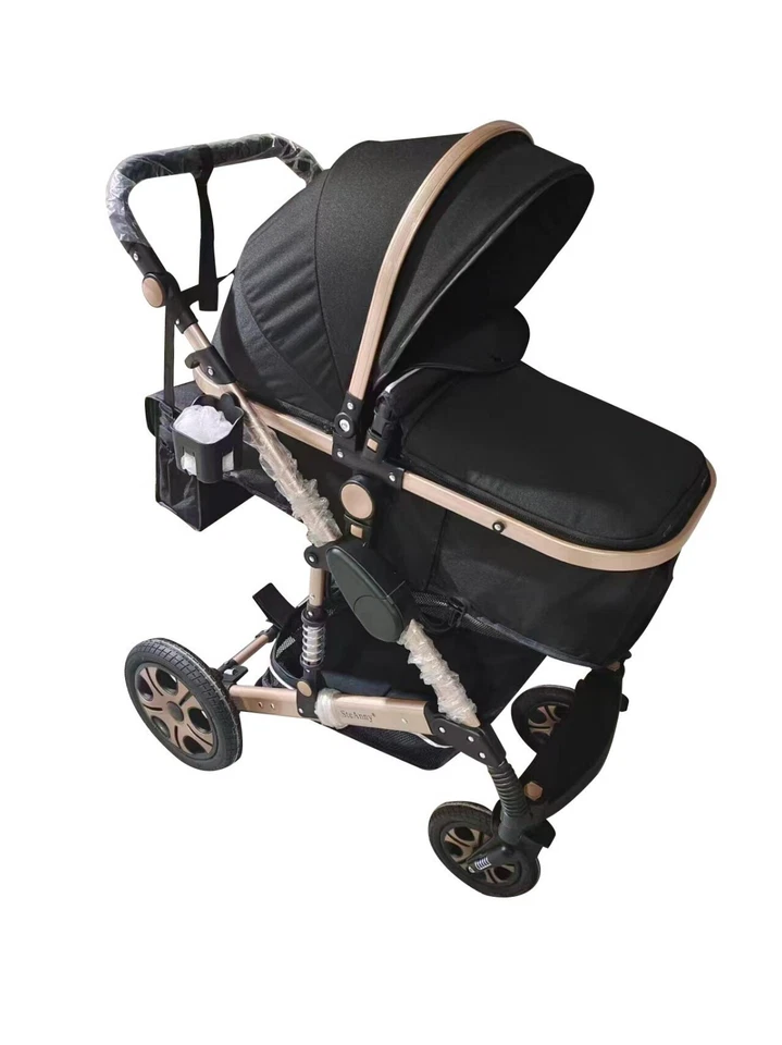 Baby Stroller Combo Car Seat, Baby Travel System with Isofix Base,Baby Pram 3in1 - Image 3 of 4