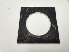 Vintage HR Heiland Research Metal 4x4" Lens Board with 64.5mm Hole