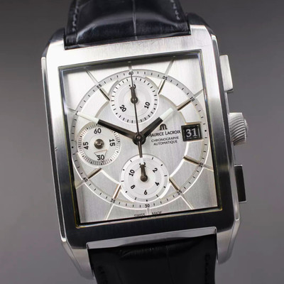 Vintage Near MINT Maurice Lacroix Pontos PT6187/97 Men's Automatic Watch 38mm