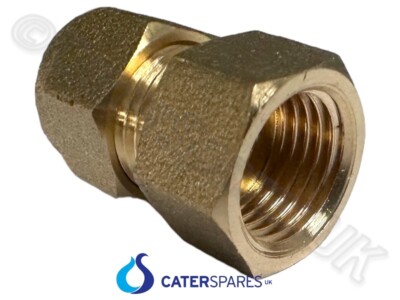 8mm KUPFERKLEMMVERSCHRAUBUNG auf 1/4'' BSP INNENGEWINDE ADAPTERROHR