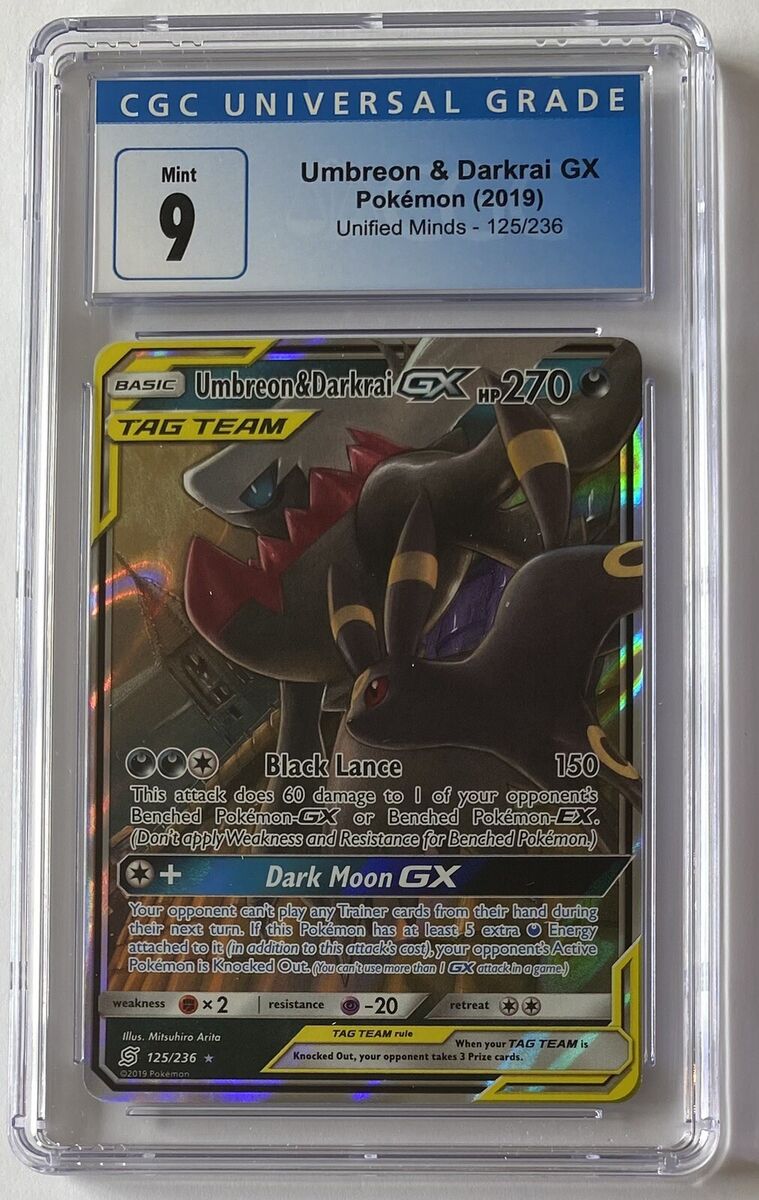 Umbreon & Darkrai GX 125/236 Sm-Unified Minds Holo for sale Umbreon & Darkrai GX 125/236 Sm-Unified Minds Holo for sale