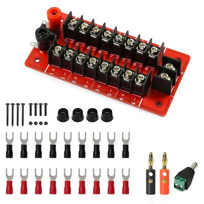 1 Unit Distribution Module 20A Power Distributor 3 Inputs 8 Pairs Outputs AC DC - Image 1 of 4