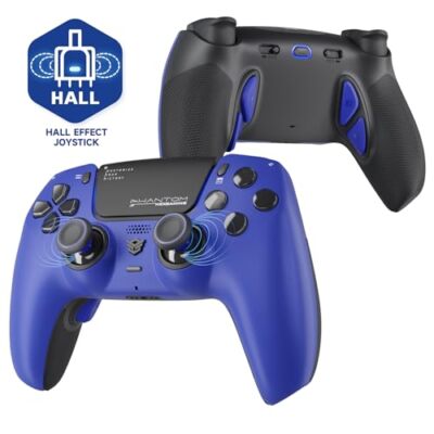 HEXGAMING PHANTOM Pro Gaming Controller Hall Effect Version Blau für eSports