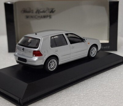 VW Volkswagen Golf 4 IV GTI 1997 Silver 1:43 Minichamps EXTREMELY