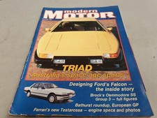 Dec 1984 MODERN MOTOR Mag COMMODORE SS GROUP 3 XF Falcon & Falcon History TRIAD