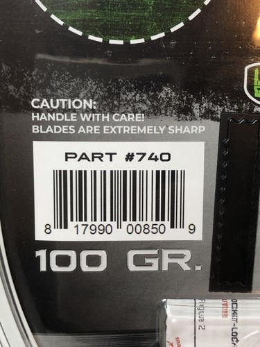 G5 Compound Broadhead T2 100 Grain Broadhead 2 Blade 2" Cut 3pk #00850 - Picture 4 of 4