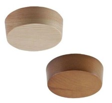 Verteilerdose Vollholz lackiert Kiefer / Eiche hell / Deckenbaldachin Leuchte