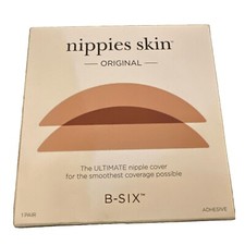 Nipple Covers Women Original Adhesive Nippies Skin 2pc Sz 2 Cups L/XL Caramel