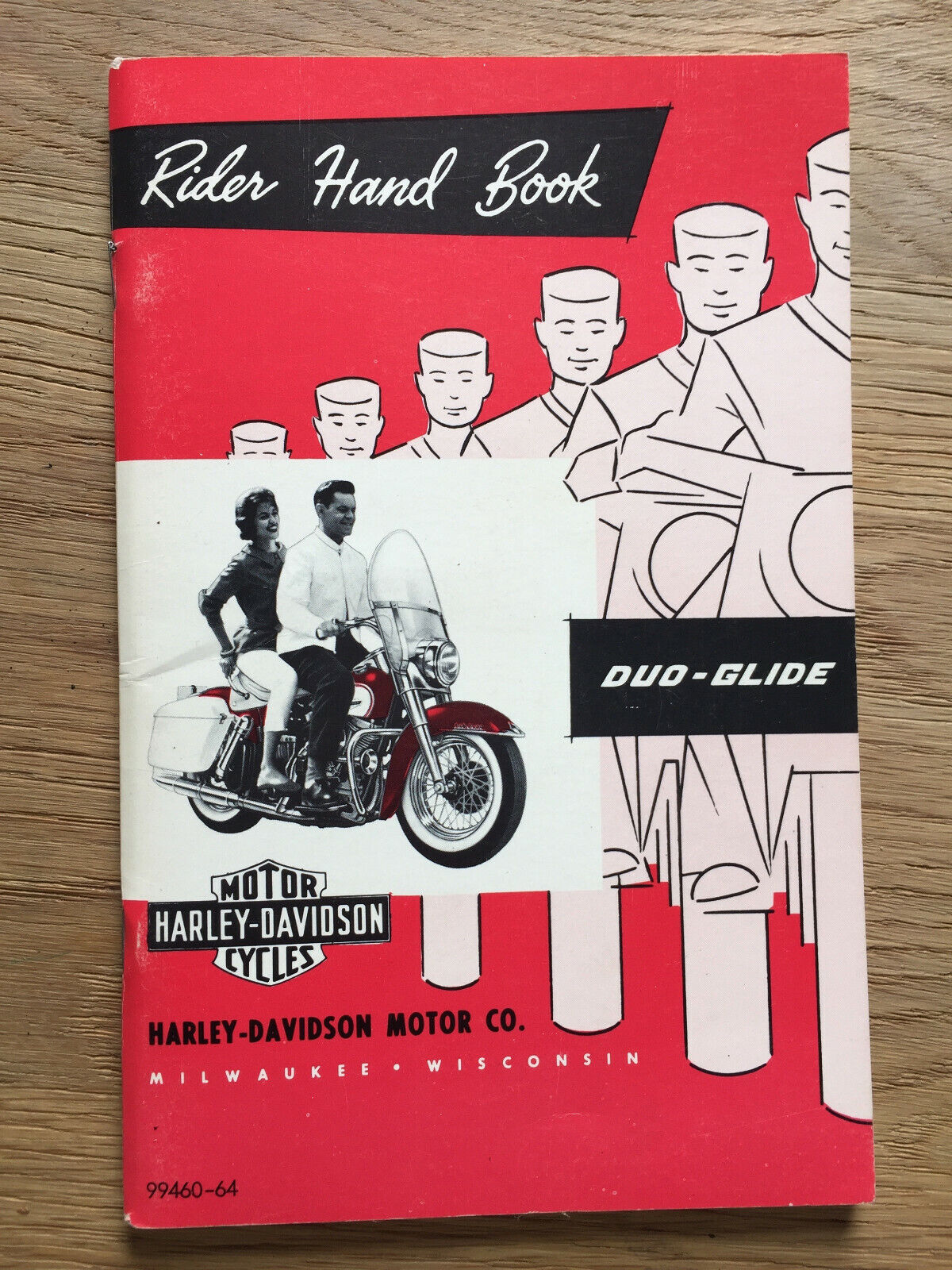 NOS Harley Davidson Duo Glide Panhead Rider Hand Book Owner's Manual 99460-64 2022, kupowanie bomb