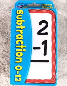 Subtraction 0-12 Flash Cards T-23005 Trend