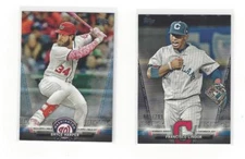 Salute Insert Blue Black /299 Parallel Complete Your Set 2018 Topps Series 1 & 2