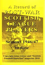 ALLOA ATHLETIC FC en JUGADORES DE LA LIGA ESCOCESA DE POSGUERRA 1946/47 a 2023/24