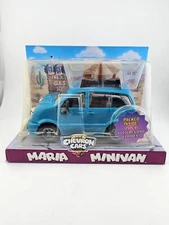 The Chevron Cars 2006 Maria Minivan Toy In Package Paper Punchouts Teal Travel