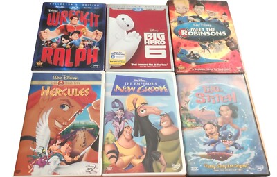 Disney Favorites Adventure Set, DVD & Blu-Ray Mixed Lot of 6 Movies