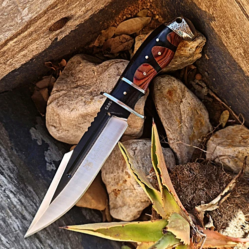 Outdoor COLUMBIA Hunting Knife Fixed Blade Large Bowie Camping Survival Knife - Picture 6 of 24