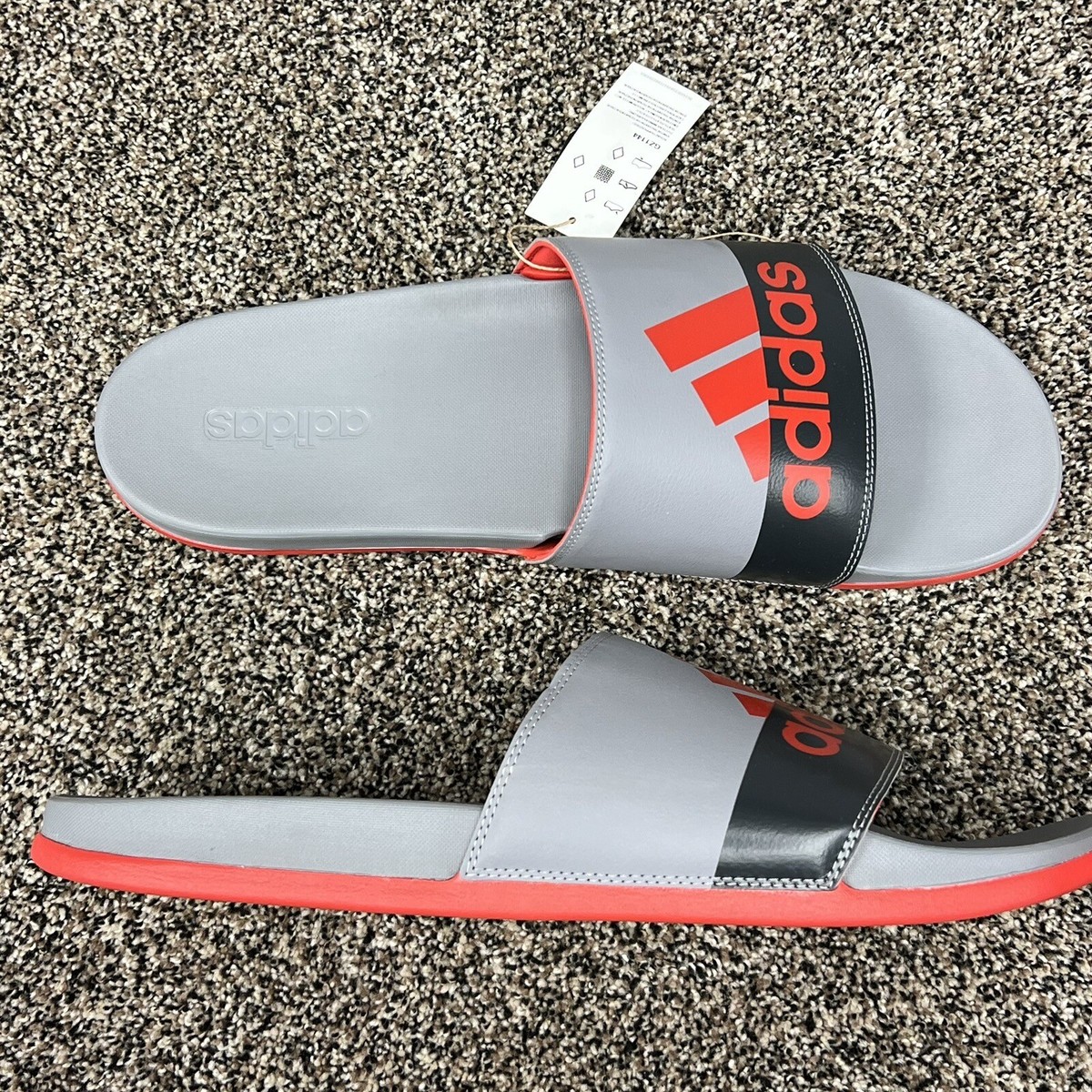 adidas gazelle silver green womens Adidas Adilette Shower Slide "White/Black" GZ5921