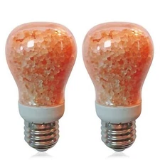 7-Watt, Dimmable Light Bulbs, A19 Salt lamp |, 2-Pack, Pink, 2 Count
