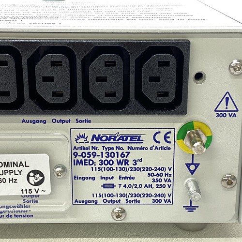 Noratel IMEDi 300 WR Isolation Transformer P/N 9-059-130167 - Picture 5 of 12