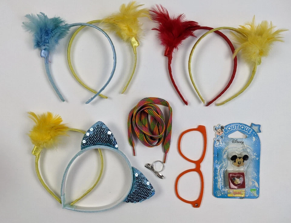 50 Teile Posten Modeschmuck Ringe Haarschmuck Ohrringe Sonnenbrille Kette JGA