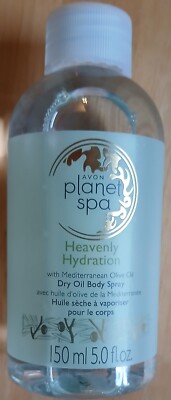 Avon Planet Spa Heavenly Hydration Dry Oil Body Spray 5.0 oz - sealed