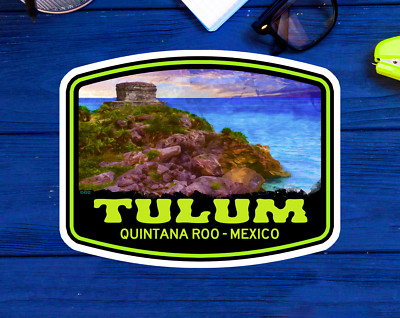 Tulum Mexico Sticker Decal Vinyl Tropical 3.75'' Beach Souvenir Vacation Gift