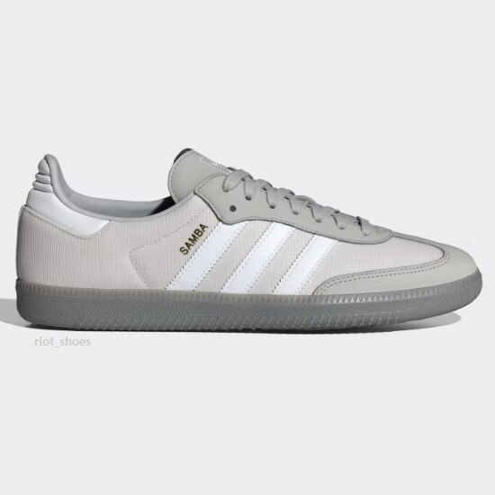Кроссовки Adidas Samba OG серого цвета - IE9099 с ускоренной доставкой