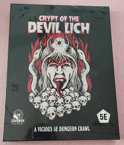 Dungeons & Dragons 5e Crypt of the Devil Lich HC Slipcase Virgin Kovacs Fifth - Picture 1 of 2