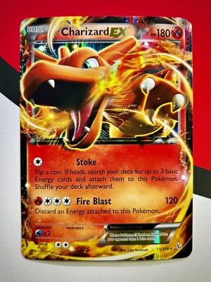 JUMBO Oversized Charizard EX Promo Card 11/106 Flashfire 2014