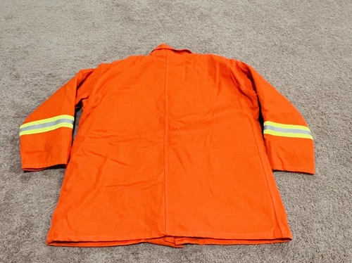 Nesse Wear Fire Resistant XL Coat Reflector Stripped Sleeves Fire Fighter image 5