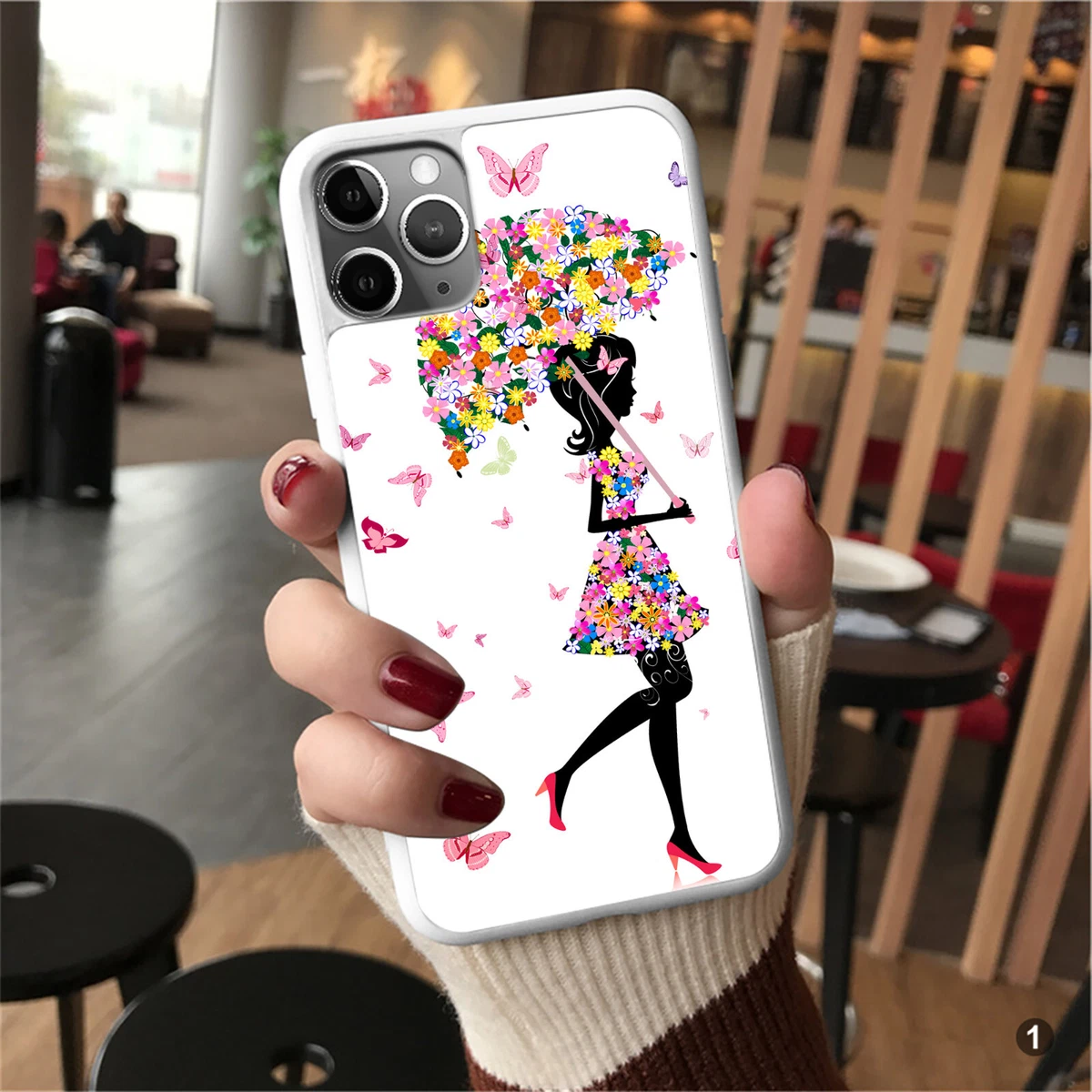Umbrella Girl Hard Case Cover For Various Mobile Phones iPhone Samsung OD82 16