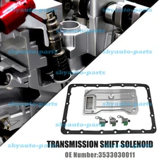 US TCC Lock Up Solenoid Shift Solenoids Transmission Filter Gasket for Toyota
