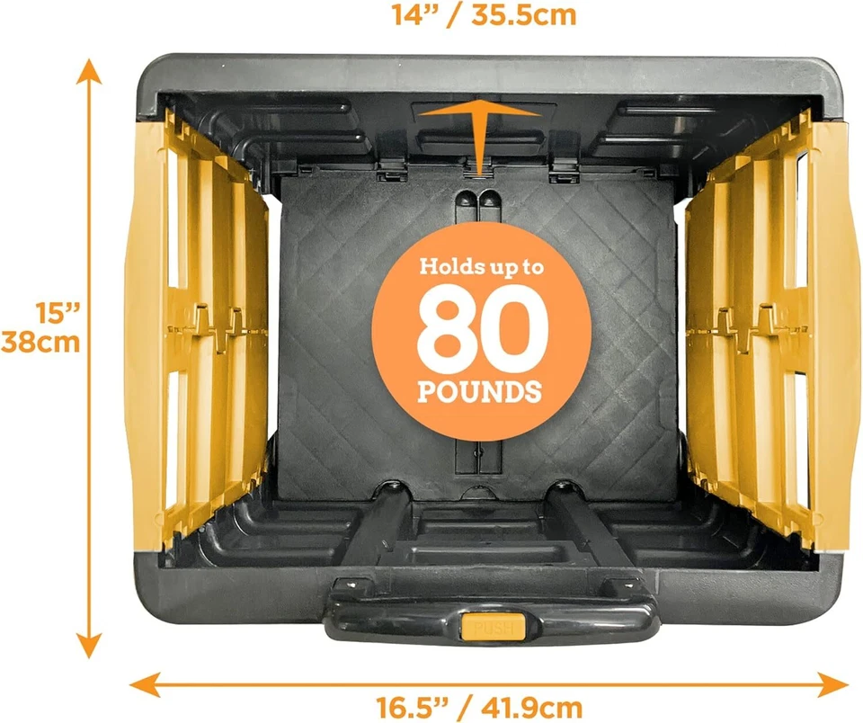 Paquete de almacenamiento plegable rodante ultra delgado-N-Roll-carros utilitarios, con telesc... Foto 3 de 4