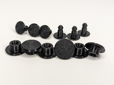 Crocs Nieten 6x für Fersen Riemen Reparatur Ersatzteil Knopf Pin Ösen