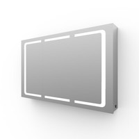 Led Spiegelschrank Badezimmerspiegel Badschrank Mit Beleuchtung Steckdose 105X65