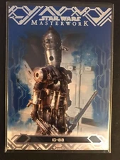 2017 Topps Star Wars Masterwork #56 IG-88 BLUE