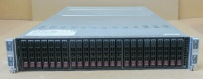 Supermicro SuperServer 2028TP-HC0R 24-Bay CTO 2-Node Server X10DRT-P 2x PSU