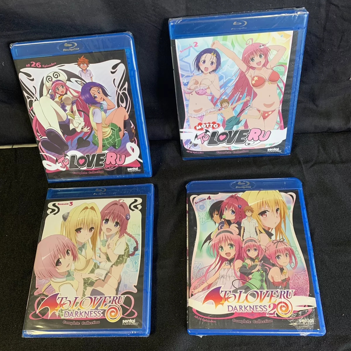 To Love-Ru: Season 1, To Love-Ru: Motto, To Love Ru: Darkness 1 And  2-ORIGINALS