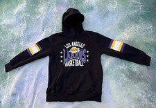 NBA Los Angeles Lakers Pull Over Hoodie Size Youth M 10-12 .