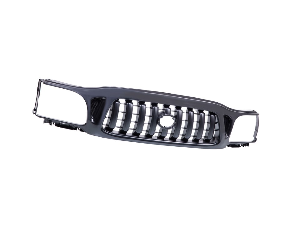 Full Black Mesh Grille For Toyota Tacoma Pickup Truck - Direct Replacement