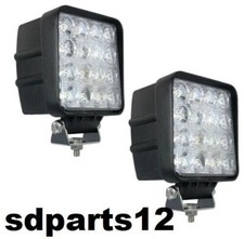 2x 48W Led Phare de Travail Lampe Flood 12/24V pour Camion Tout-terrain 4x4 ATV