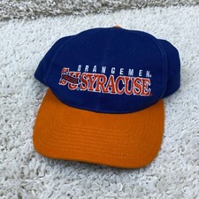 Vintage Twins Enterprise Syracuse Orangemen Hat Cap Snap Back Blue Strapback Men