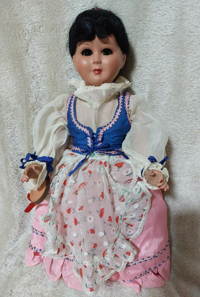 ● ✿ bambola SAMCO 43 cm 17" composizione bachelite ✿ STUPENDA! PERFETTA! NUOVA ✿ - Immagine 2 di 4