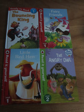 Bundle x 4 Ladybird Read It Yourself Level 1 x 3 & 1x level2 The Angry Owl