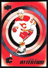 2022-23 Upper Deck Centre of Attention Elias Lindholm Calgary Flames #CA-8