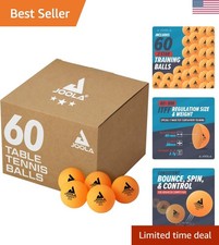 Training 3 Star Table Tennis Balls 12, 60, or 120 Pack - 40 mm Regulation Bul...